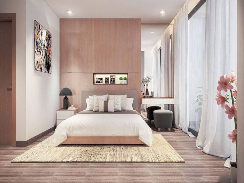 Cách đặt gương trong phòng ngủ chật hẹp