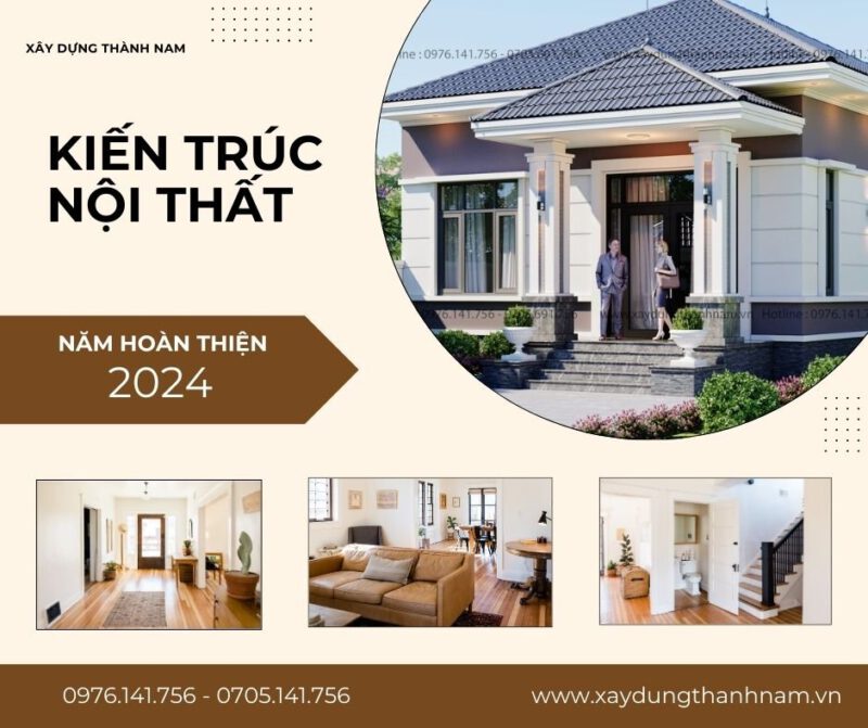 Biệt thự 1 tầng mái Nhật hiện đại