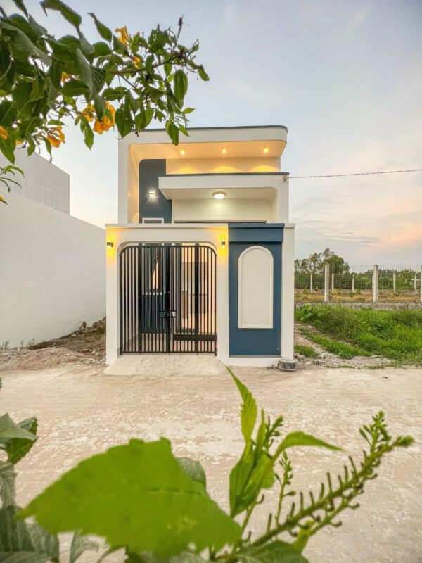 Mẫu nhà cấp 4 mái bằng hiện đại TN14